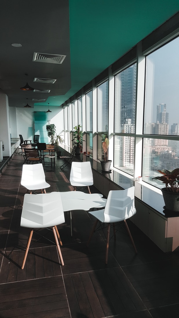 Study space with chairs